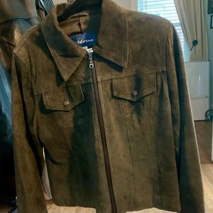 Express Bleus leather jacket